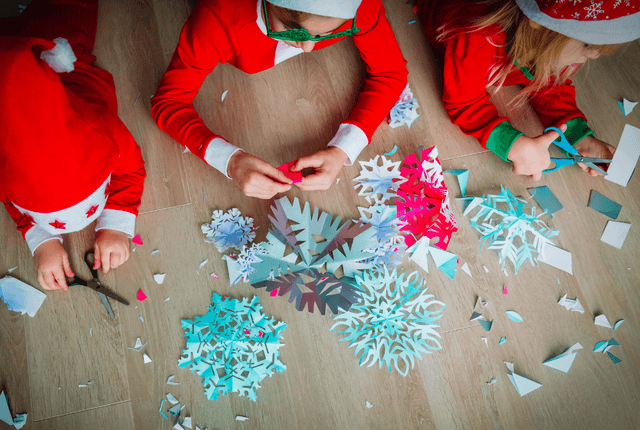 Festive Mosaic Christmas Decorations